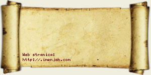 Jesenka Kaplarović vizit kartica